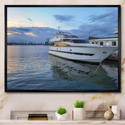 Yacht, bateau, sérénité, photo sur toile