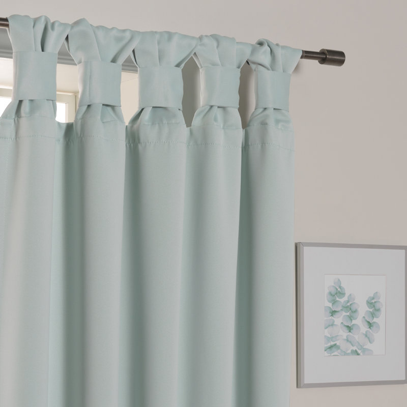 Molloy Insulating Curtain Pair, l 52" x L 63", Menthe