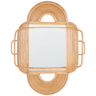Allexander Wicker Novelty Wall Mirror