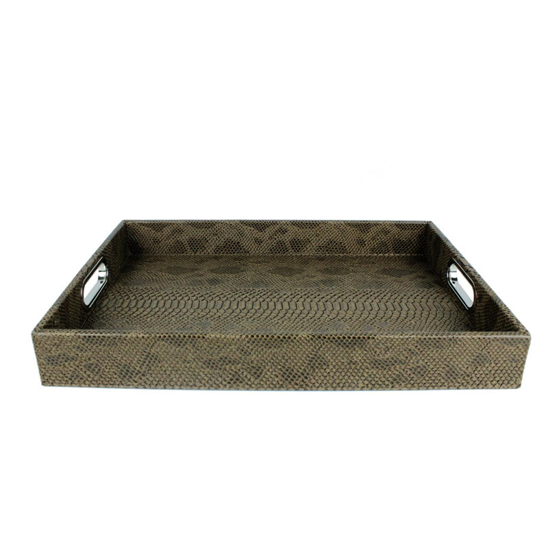 Egan Leather / Faux Leather Tray