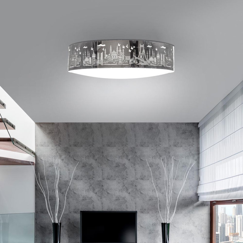 Havendale Flush Mount, Chrome