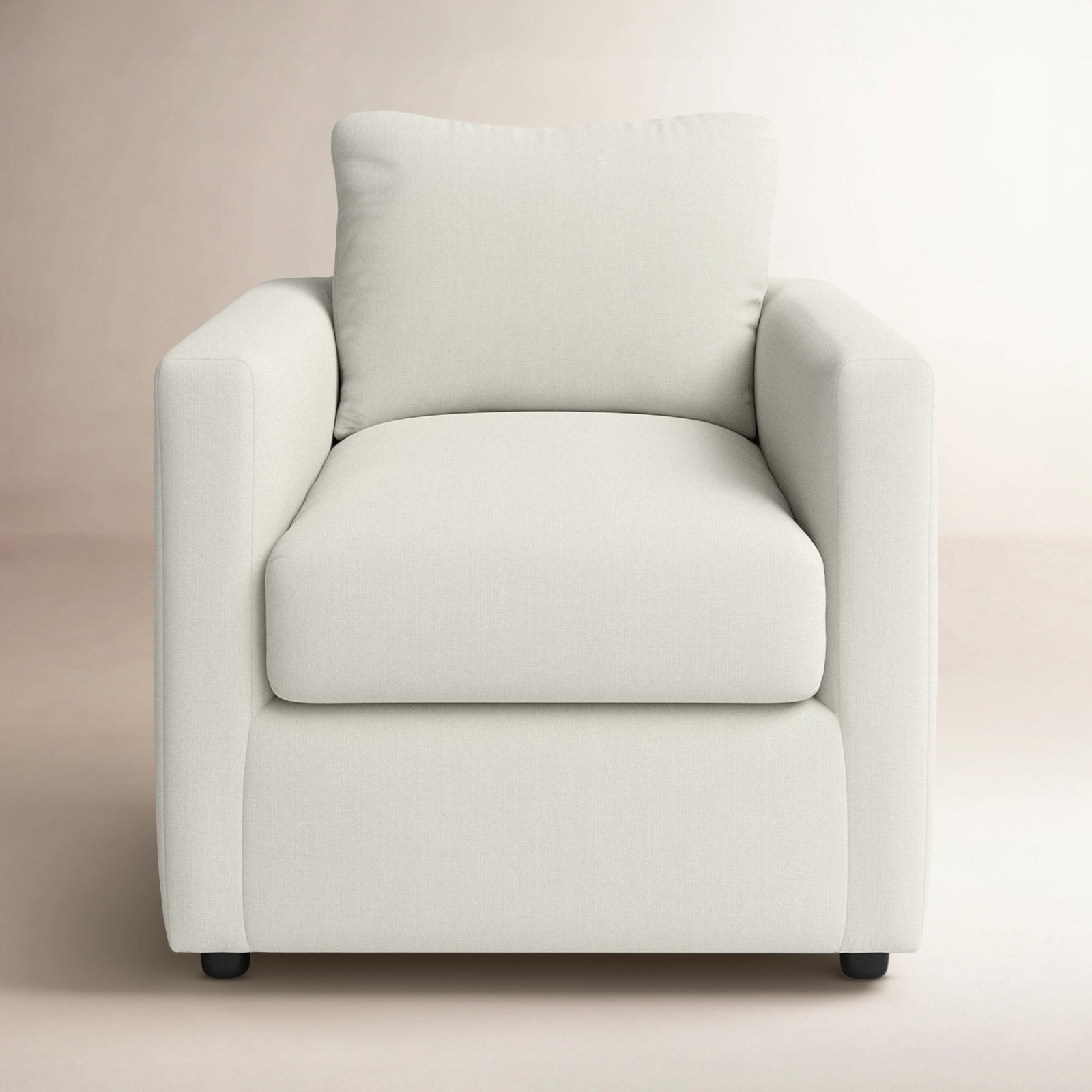 Godwin Upholstered Armchair, Conversation Pearl Basketweave