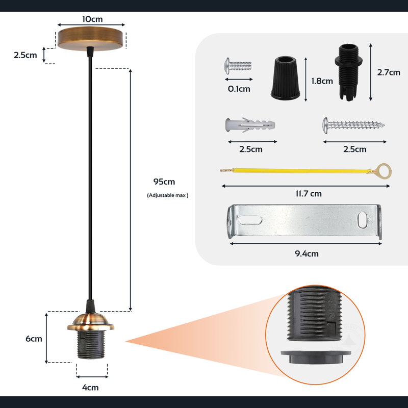 Germanos 2 - Light Single Pendant, No, Yellow Brass