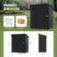 4.5 Ft. W X 2.5 Ft. D Metal Lean-to Storage Shed