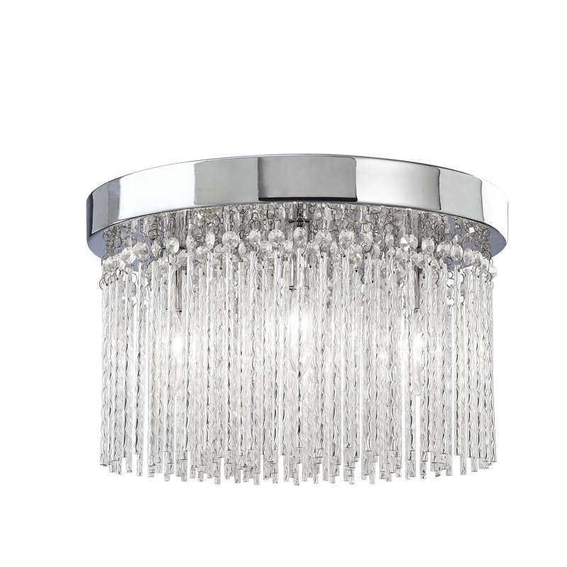 Plafonnier encastré tambour 4 lumières 15 po Harrell