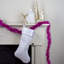 Guirlande Tinsel Shiny Pink Traditional - 50 pieds non éclairée