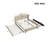 Upholstered Platform Bed With Wingback Headboard, One Trundle And 2 Drawers, No Box Spring Needed, Linen Fabric, Size,-330077852
