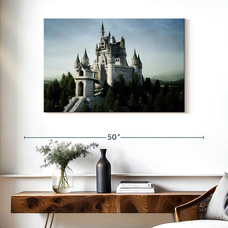 Château de conte de fées Lilie, H 26 po x l 39 po