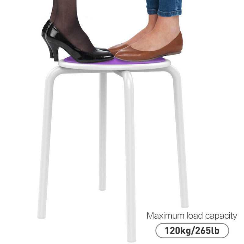 Tabouret d'appoint Katheryn, Jaune, mauve, bleu, vert, orange