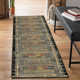 Sesena Striped Machine Made Flatweave  Polypropylene Indoor / Outdoor Area Rug in Black/Yellow/Red