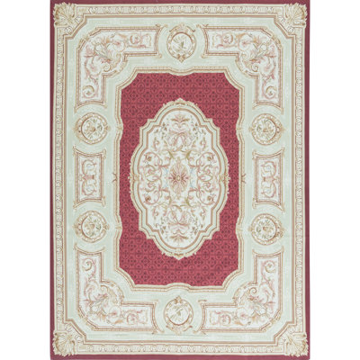 Aubusson Renaissance Wool Oriental Area Rug
