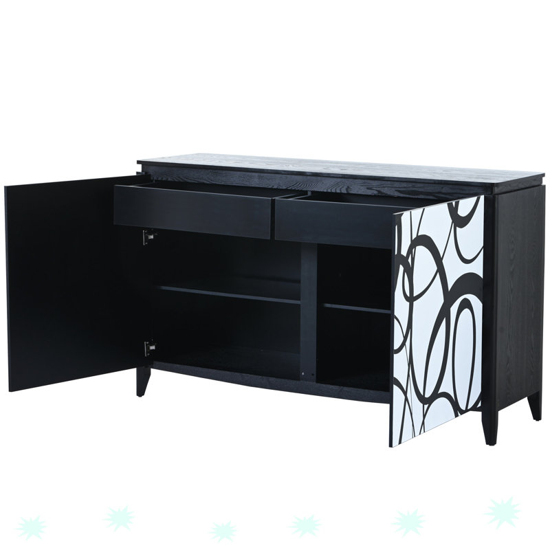 Buffet 2 tiroirs Caylah