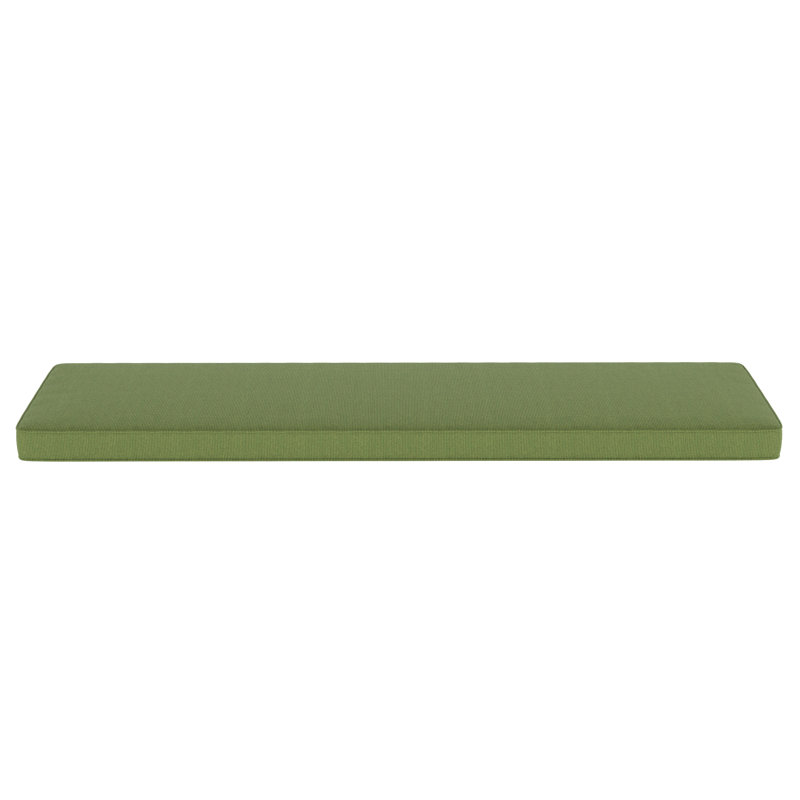Indoor/Outdoor Sunbrella® Seat Cushion, 44" W x 18" D, Spectrum Cilantro Sunbrella® Plainweave
