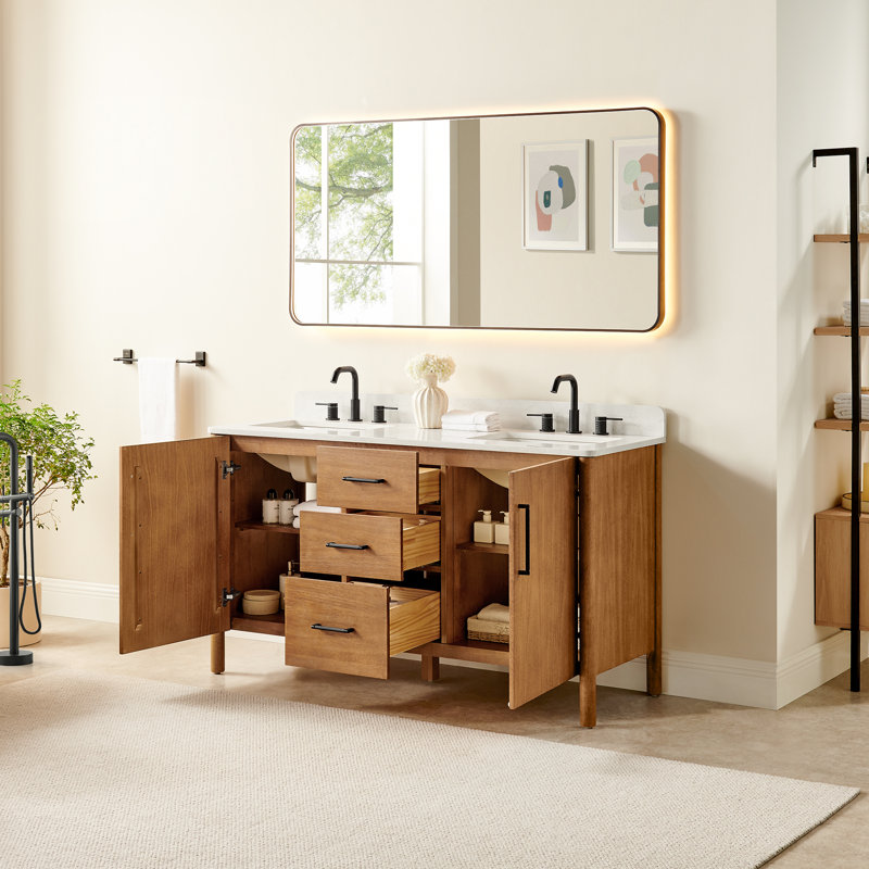 Ensemble de meuble-lavabo double 60 po Velora