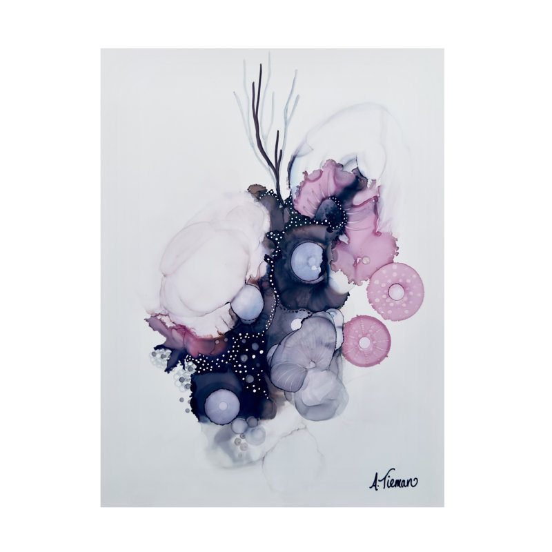Art mural sur toile tendue - Amy Tieman «Ocean Blooms 2», art mural pour salon, chambre à coucher ou bureau - 14 x 19