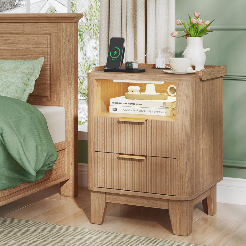 49 cm W Bedside Table