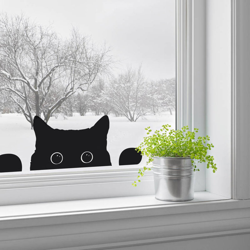 Adhésif décoratif chat