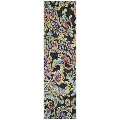 Shoifet Washable Paisley Indoor / Outdoor Rug