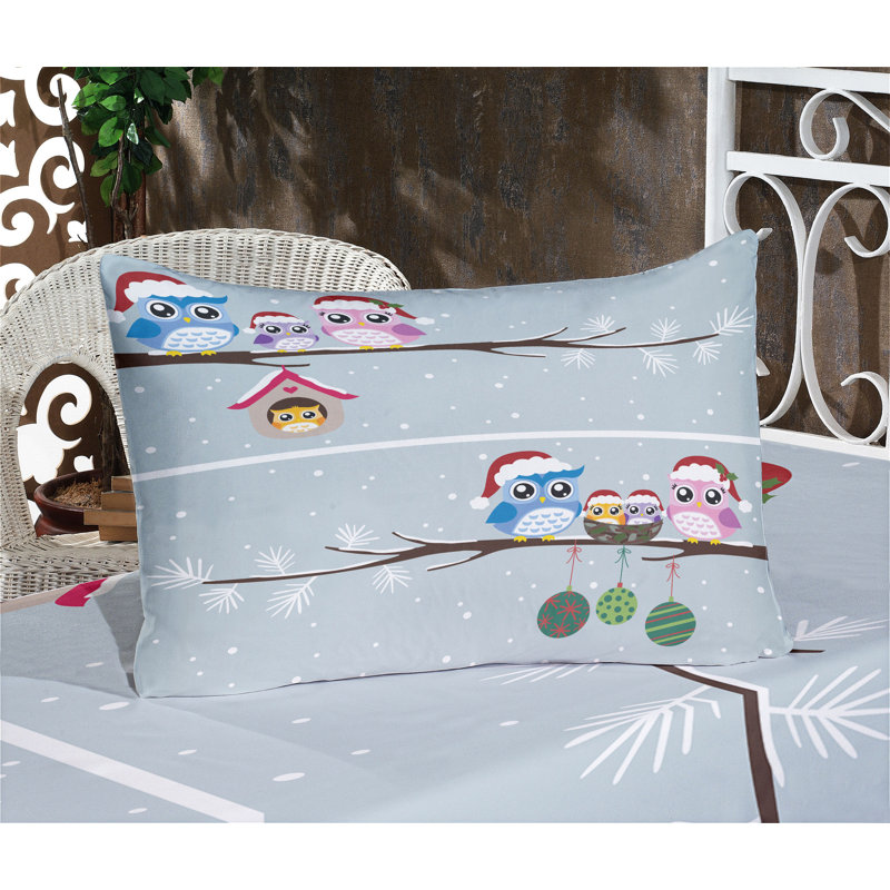 Drap-housse et coussin décoratif Ambesonne, Ensemble de draps pour très grand lit californien