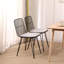 Ensemble de 2 chaises en métal Nina