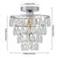 Crystal Semi Flush Mount-1488514840