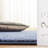 Amira Solid Color Handwoven Wool/Cotton Area Rug in Navy Blue-1691979095