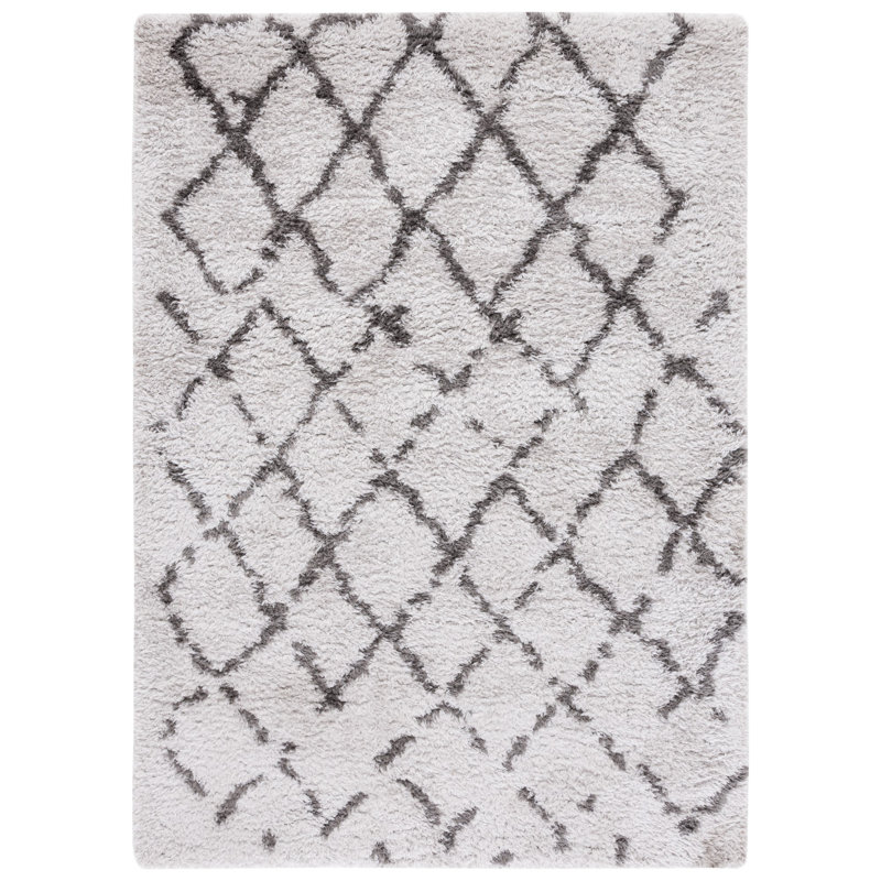 Casperson Shag 900 Performance Geometric Rug, Rectangle 5'3" x 7'6"