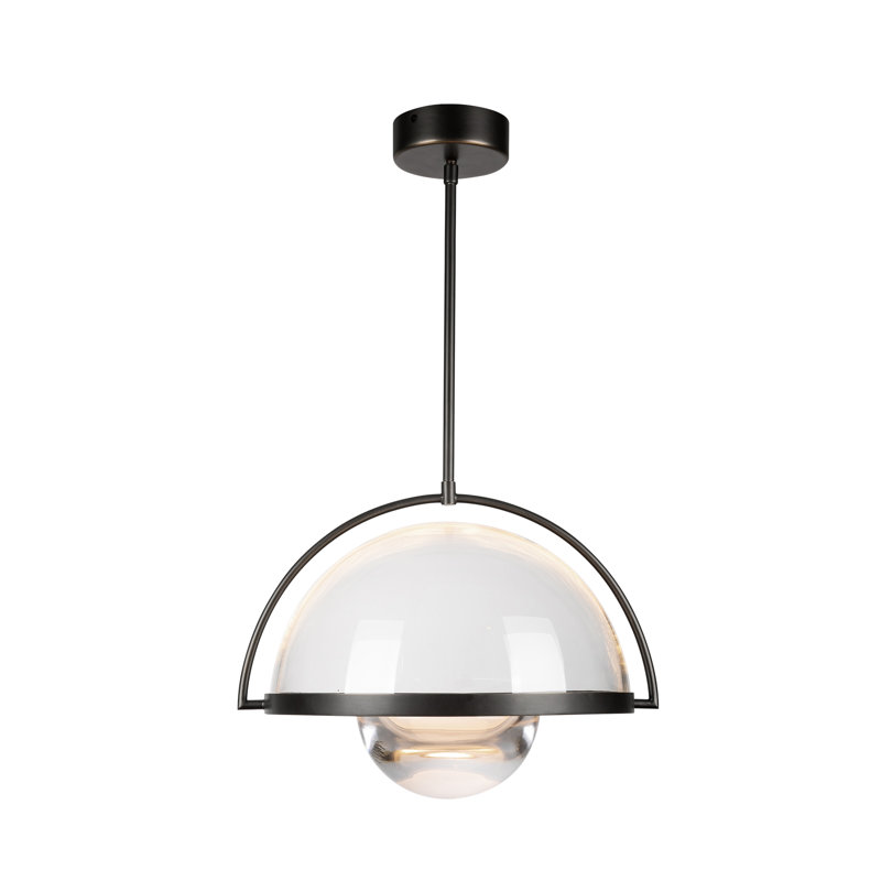 Bowery 1 - Light LED Pendant, Urban Bronze