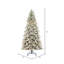 Gurgen 7.5' H Lighted Artificial Pine Christmas Tree