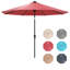 Parasol de patio solaire 10 pi avec 96 lumières DEL 35 po-1717062196