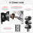 Teendow High-speed Hair Dryer, 160,000 Rpm Ionic Blow Dryer With 9 Temp Settings, Includes Diffuser & Nozzle