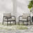 Leora Round Tube Sofa Chair, Outdoor Patio Sofa
