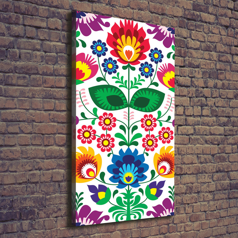 Ethnic - Wrapped Canvas Print