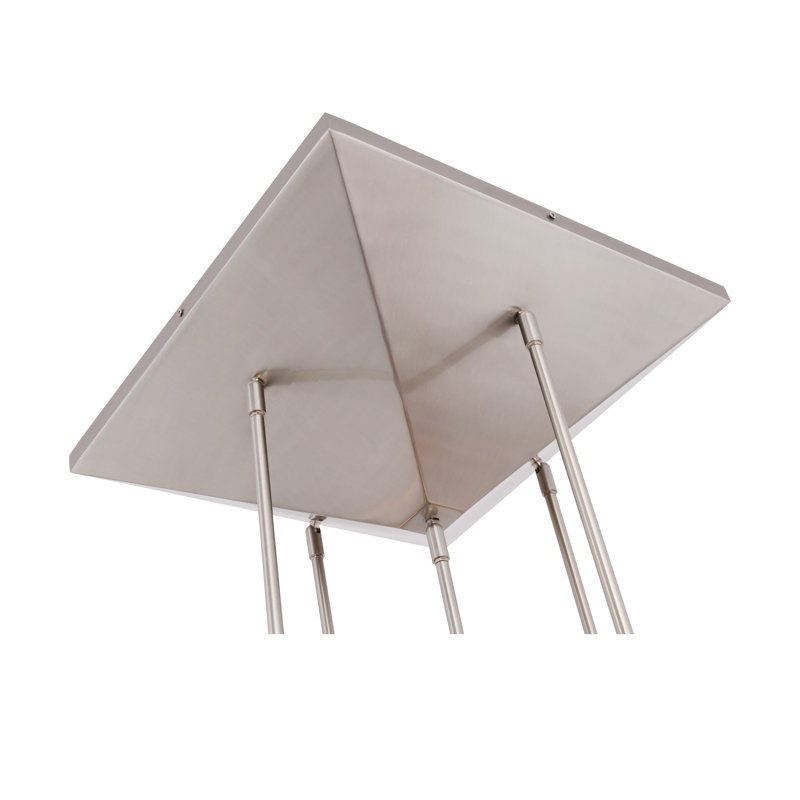 Luminaire suspendu cylindrique à 5 lumières, Mauve mosaïque
