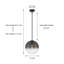 Luminaire suspendu en verre 12 po-462321406-462321400