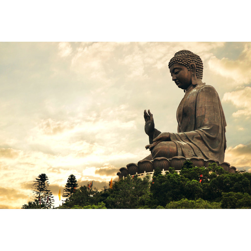 Giant Buddha by Michael Tattat - Wrapped Canvas Print, 30cm H x 46cm W x 3.8cm D
