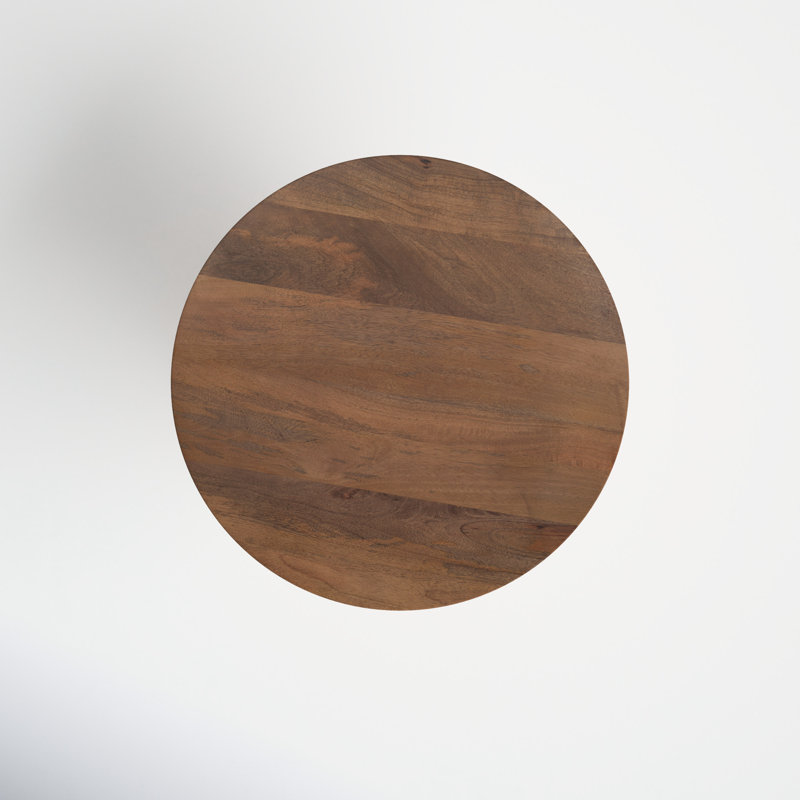 Angelo Solid Wood Top End Table, Natural