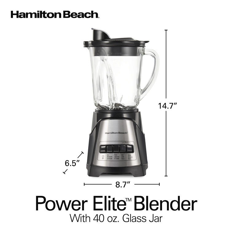 Hamilton Beach 12 Function Blender & Chopper with 40oz Glass Jar