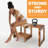 Adjustable Length 29 Inches Shower Stool Bench Chair Waterproof With Storage Shelf For Shaving Legs, Spa, Bath Seat In Bathroom (Small 29 In)