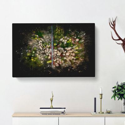 Separating The Forest - Wrapped Canvas