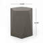 Table d'appoint de patio avec plateau pentagonal et base solide-819365797