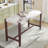 47.5 Inch Faux Marble Finish Bar Dining Table