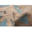 Tapis oriental oriental en laine bleu clair / beige / gris tissé à plat à la main 5 pi 1 po x 8 pi 5 po