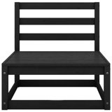 vidaXL Middle Sofa Solid pinewood Single Modular Middle Sofa