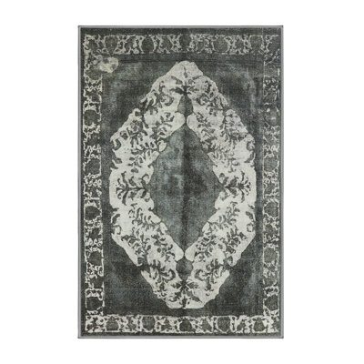 Tapis oriental noir