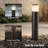 Colonnade 15" Low Voltage LED Bollard Path Light, Acrylic Column Pathway Light, Oil Rubbed Bronze