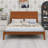 Wood Platform Bed-830033129