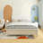 Wood Platform Bed Frame,Retro Style Platform Bed with Wooden Slat Support,-1231716424-1231716426