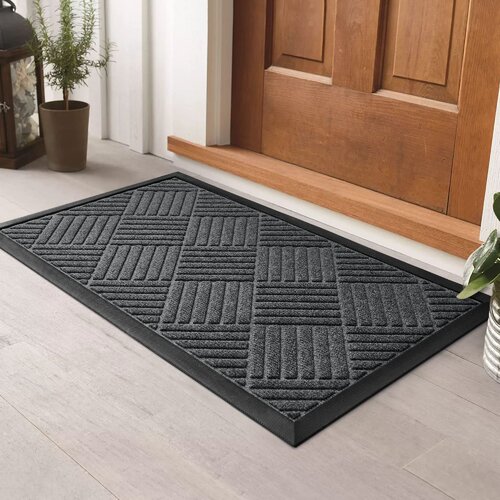 Latitude Run® Non-Slip Outdoor Doormat & Reviews | Wayfair