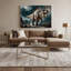 «Dinosaur Spinosaurus», art mural sur toile noire